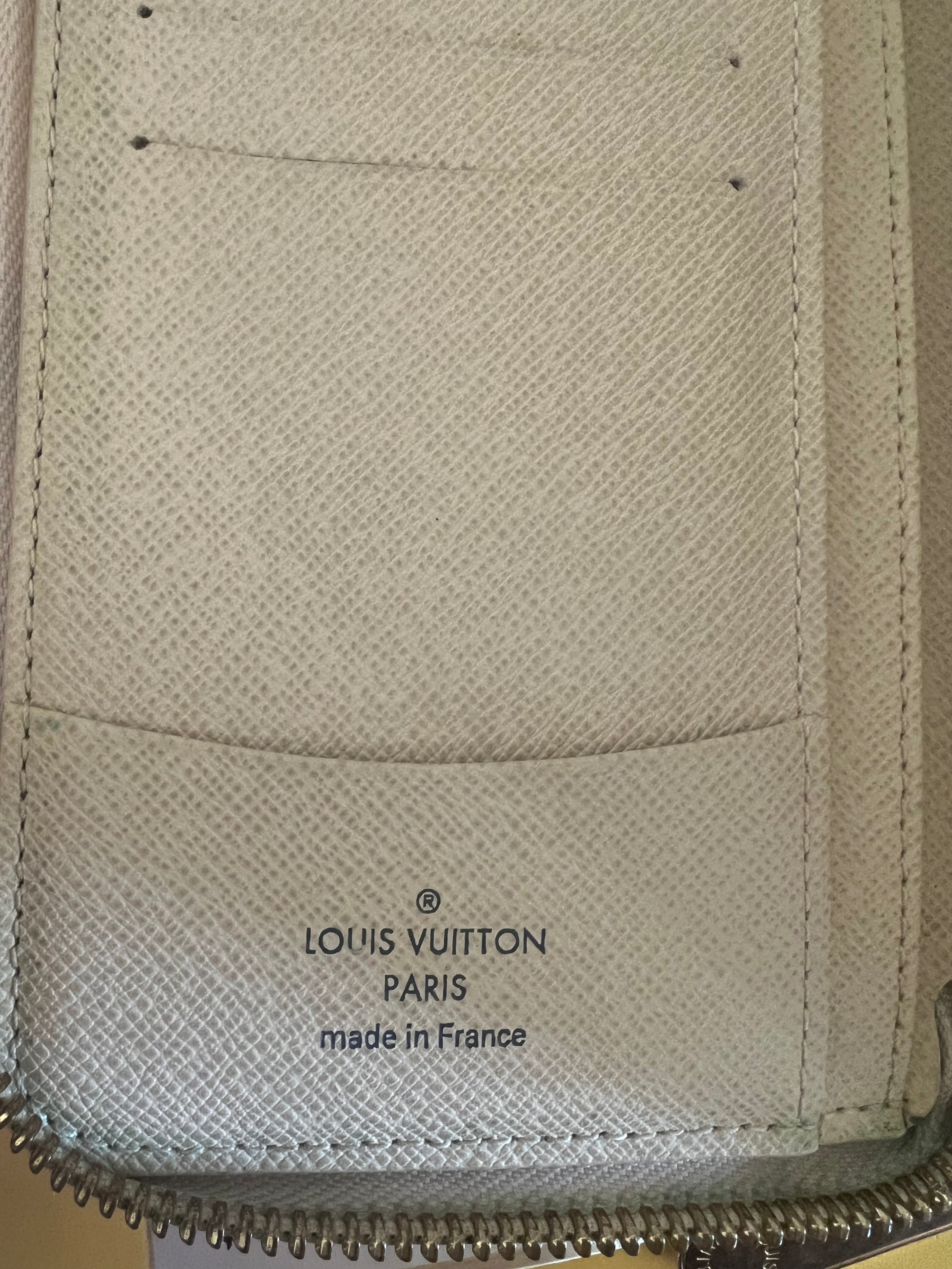 Louis Vuitton Damier Azur Wallet — Grey