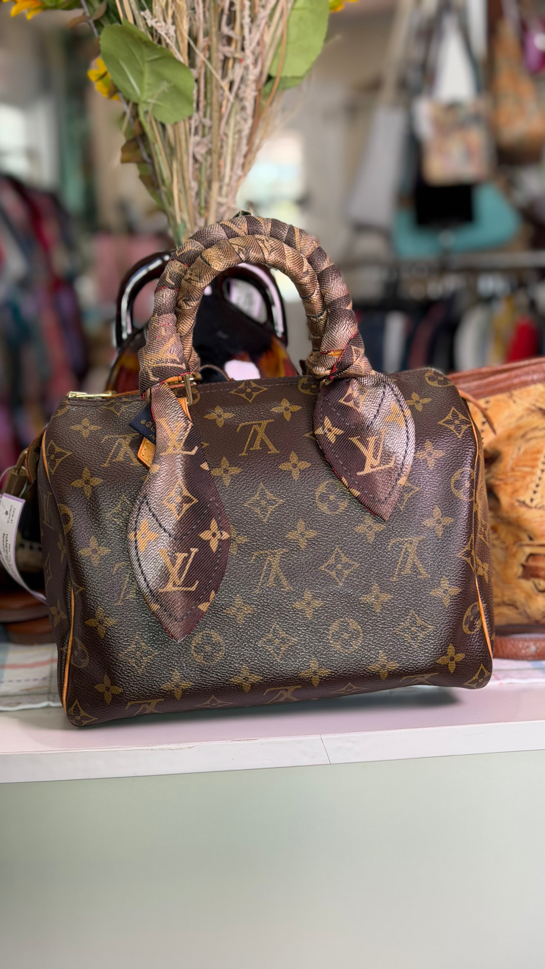 Louis Vuitton Speedy Monogram 25-2004 Customized Handbag
