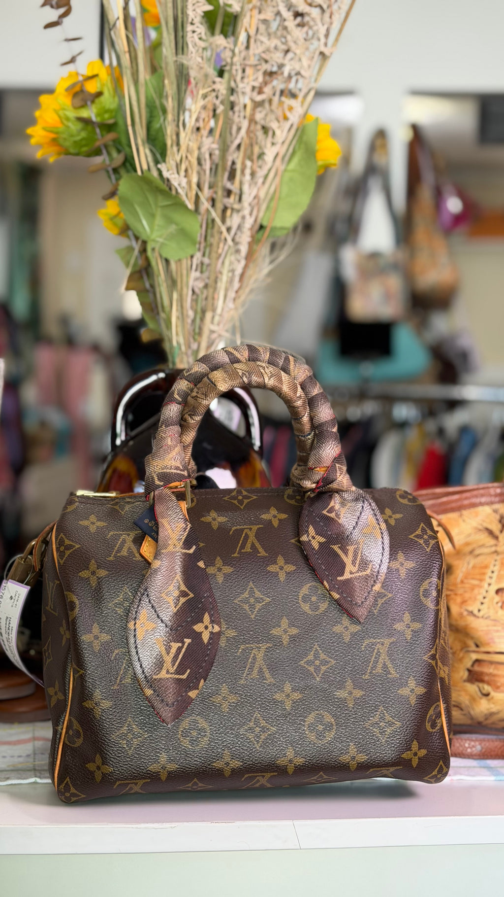 Louis Vuitton Speedy Monogram 25-2004 Customized Handbag