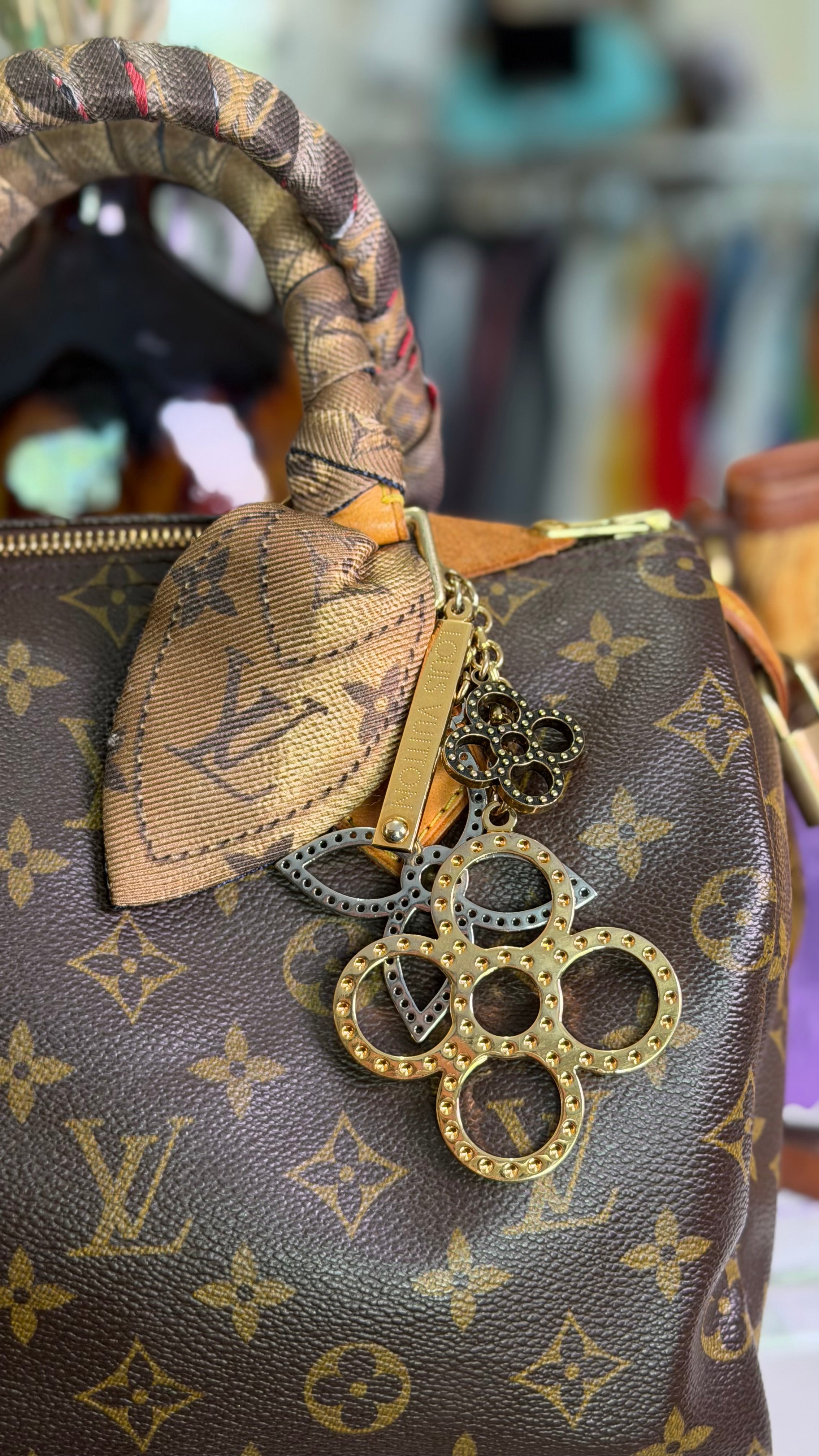 Louis Vuitton Speedy Monogram 25-2004 Customized Handbag