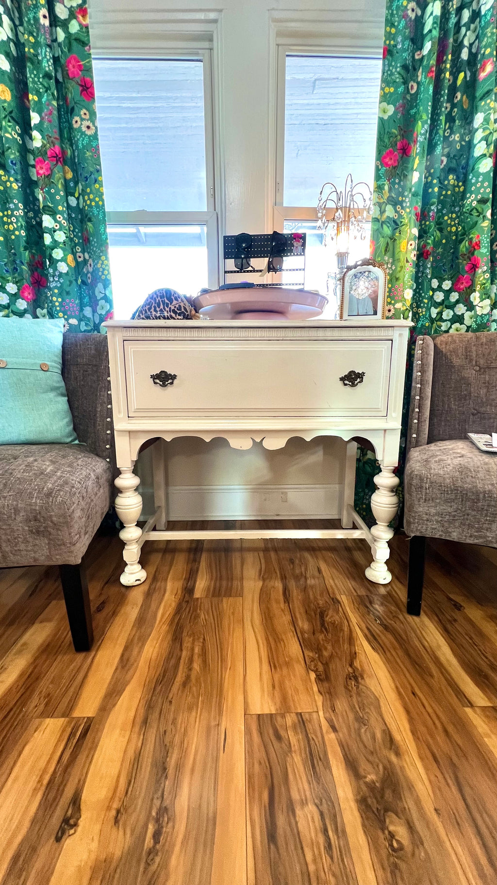 Vintage French-Inspired Console Table / Vanity